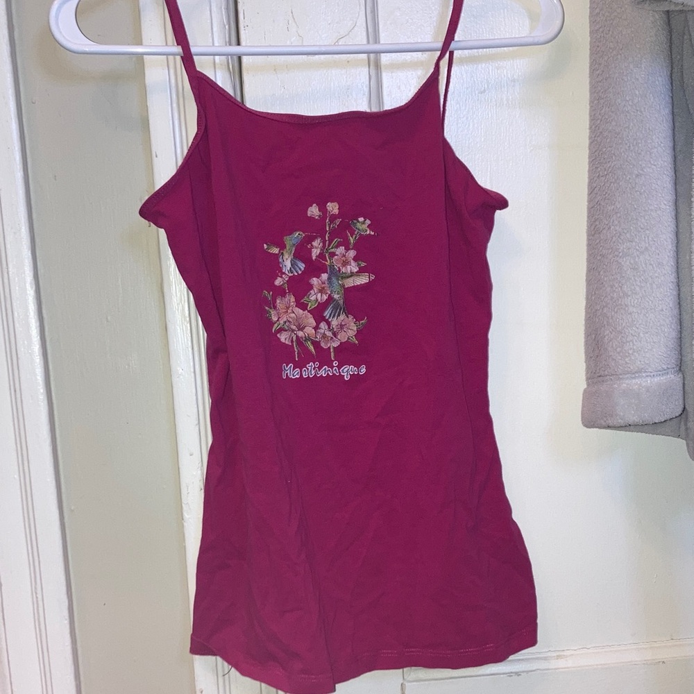 Pink Floral Women's Top